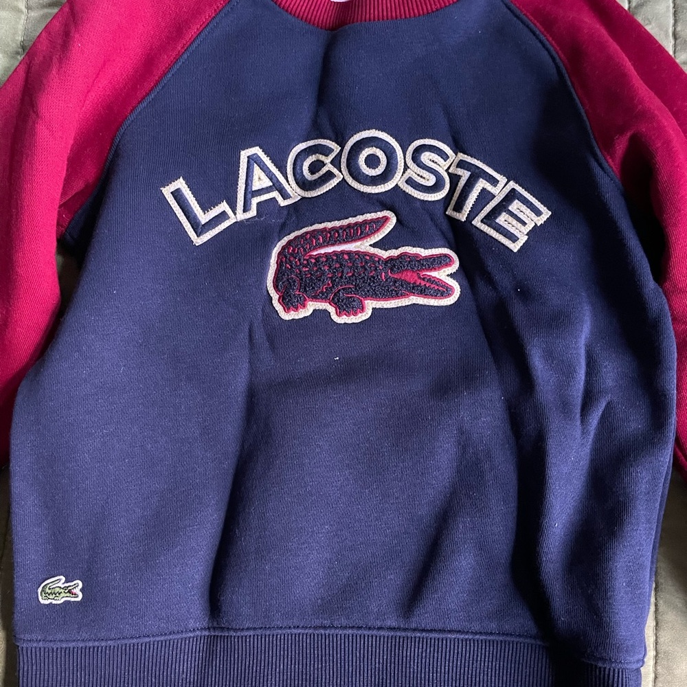 Boys Lacoste Sweatshirt/ Size 5